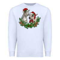 White christmas baby goats Premium Sweatshirt - RanaPortraitStore