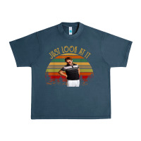 Midnight Navy just look at it vintage funny for men women and family t shirt Urban Heavy Tee - baoMotion