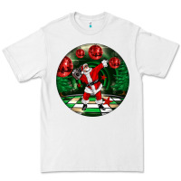 White Dancing santa Premium Tee - FaDigitalArtStudio