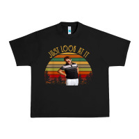 Black just look at it vintage funny for men women and family t shirt Urban Heavy Tee - baoMotion