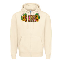 Sandshell Cactus Leopard Sunflower Mama and Mini Set Zipper Hoodie - Jasminsmagicworld