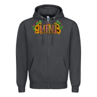 Smoke Cactus Leopard Sunflower Mama and Mini Set Zipper Hoodie - Jasminsmagicworld