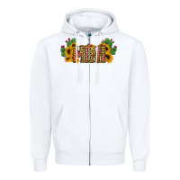 White Cactus Leopard Sunflower Mama and Mini Set Zipper Hoodie - Jasminsmagicworld