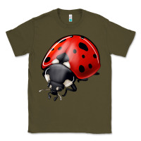 Army Green ladybug Classic Tee - Jasminsmagicworld