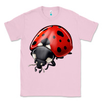 Bubblegum Pink ladybug Classic Tee - Jasminsmagicworld