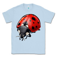Dusty Blue ladybug Classic Tee - Jasminsmagicworld