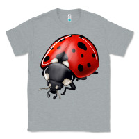 Heather Grey ladybug Classic Tee - Jasminsmagicworld