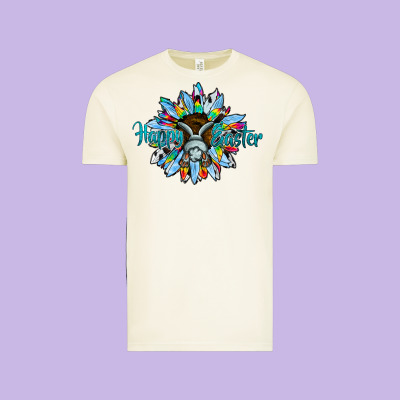 Happy Easter Sunflower Vintage Tee Designed By Cowhidedigitalart