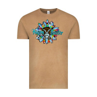 Vintage Camel happy easter sunflower Vintage Tee - CowhideDigitalArt