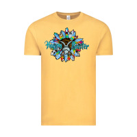 Vintage Mustard happy easter sunflower Vintage Tee - CowhideDigitalArt