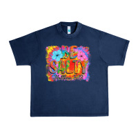 Navy Be Salty Urban Heavy Tee - CowhideDigitalArt