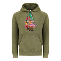 Vintage Olive teacher gnome Vintage Hoodie - Artiststas