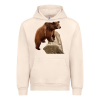 Sandshell California Grizzly Bear Urban Hoodie - RanaPortraitStore