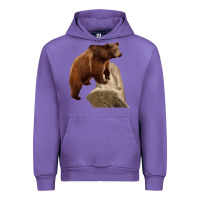 Tulip California Grizzly Bear Urban Hoodie - RanaPortraitStore