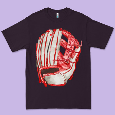 Catchers Mitt Fa Element Premium Tee Designed By Fadigitalartstudio