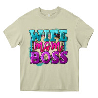 Mossy Wife mom boss Mother's Day Heavy Core Tee - FaDigitalArtStudio