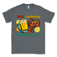 Charcoal Heather Beer&crawfish that's why i'm here Classic Tee - FaDigitalArtStudio