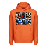 Carrot Land of the Free Home of the Brave Brushstroke Premium Hoodie - Jasminsmagicworld