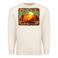 Sandshell western desert sunset background Premium Sweatshirt - RanaPortraitStore