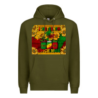 Army Green juneteenth since 1865 tumbler Premium Hoodie - BarkalooDesign