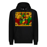 Black juneteenth since 1865 tumbler Premium Hoodie - BarkalooDesign
