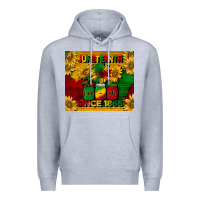 Heather Grey juneteenth since 1865 tumbler Premium Hoodie - BarkalooDesign