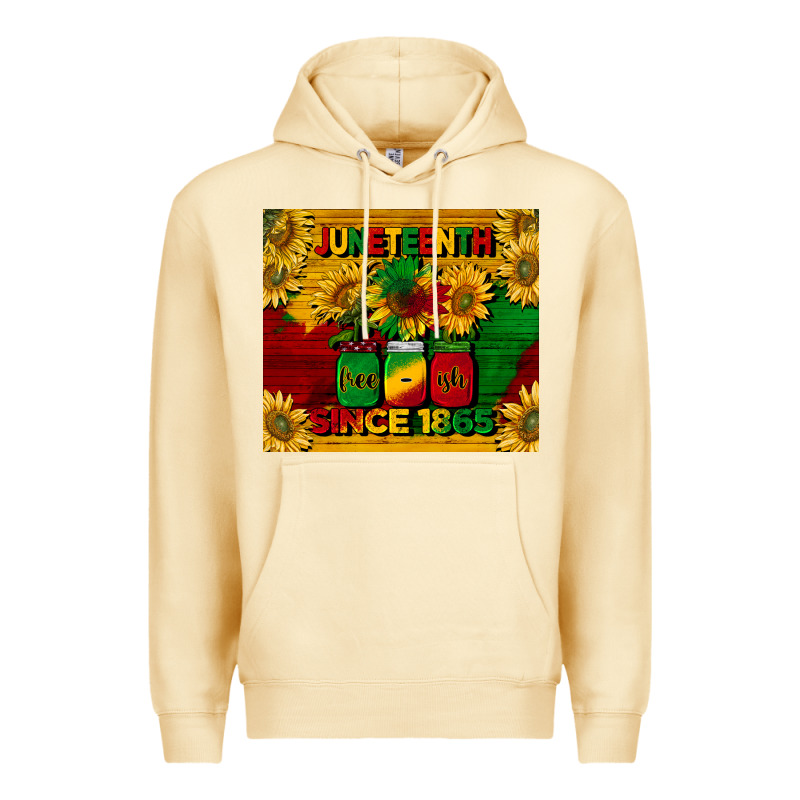 Juneteenth Since 1865 Tumbler Premium Hoodie by BarkalooDesign | Teevron