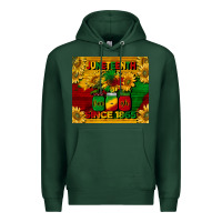 Sports Green juneteenth since 1865 tumbler Premium Hoodie - BarkalooDesign