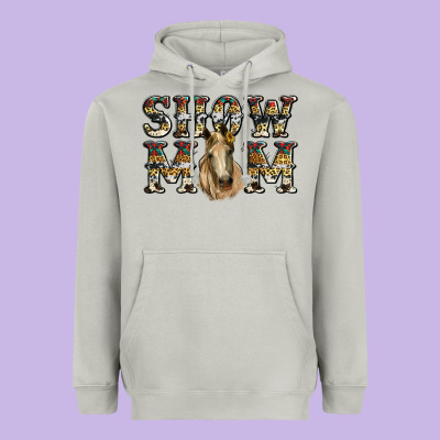 Show Mom Horse Heavyweight Hoodie Designed By Ranaportraitstore