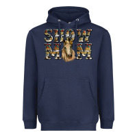 Navy show mom horse Heavyweight Hoodie - RanaPortraitStore