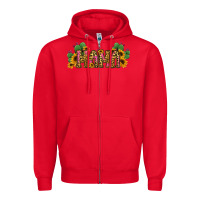 Red Cactus Leopard Sunflower Mama and Mini Set Zipper Hoodie - Jasminsmagicworld