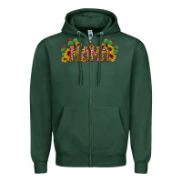 Sports Green Cactus Leopard Sunflower Mama and Mini Set Zipper Hoodie - Jasminsmagicworld