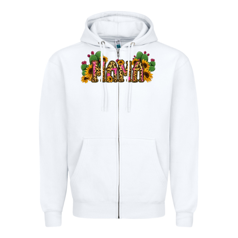 Cactus Leopard Sunflower Mama And Mini Set Zipper Hoodie by Jasminsmagicworld | Teevron