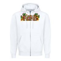 White Cactus Leopard Sunflower Mama and Mini Set Zipper Hoodie - Jasminsmagicworld