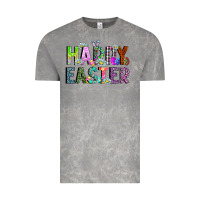 Cloud Rock Happy Easter Vintage Tee - CowhideDigitalArt