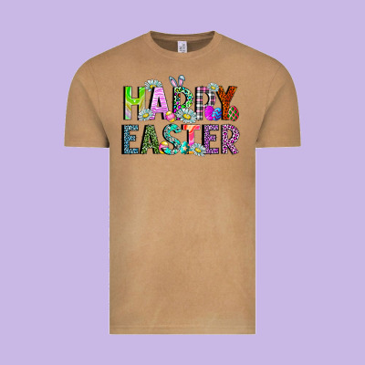 Happy Easter Vintage Tee Designed By Cowhidedigitalart