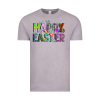 Vintage Zinc Happy Easter Vintage Tee - CowhideDigitalArt