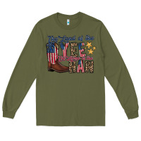 Army Green the land yee the home of the haw Long Sleeve Tee - RacoonDesign