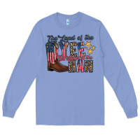 Colony Blue the land yee the home of the haw Long Sleeve Tee - RacoonDesign