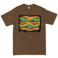 Cacao Halloween Skull Background Premium Tee - BundleAndBundleShop