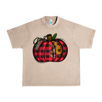 French Oak Buffalo Pumpkin Urban Heavy Tee - CowhideDigitalArt