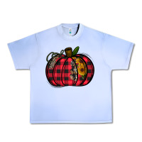 Grape Ice Buffalo Pumpkin Urban Heavy Tee - CowhideDigitalArt