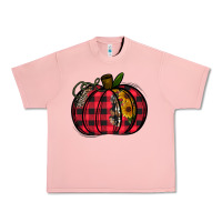 Salmon Buffalo Pumpkin Urban Heavy Tee - CowhideDigitalArt