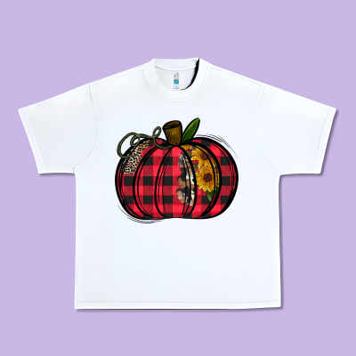 Buffalo Pumpkin Urban Heavy Tee Designed By Cowhidedigitalart