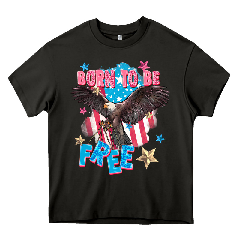 Born To Be Free Heavy Core Tee by FaDigitalArtStudio | Teevron