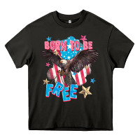 Asphalt Born to be free Heavy Core Tee - FaDigitalArtStudio