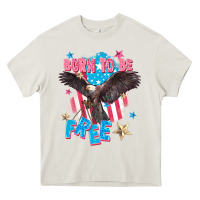 Cream Born to be free Heavy Core Tee - FaDigitalArtStudio