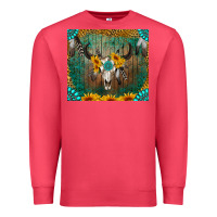 Cardinal boho bullskull Premium Sweatshirt - RanaPortraitStore