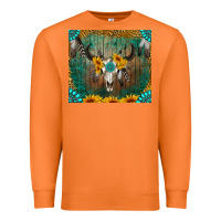 Carrot boho bullskull Premium Sweatshirt - RanaPortraitStore