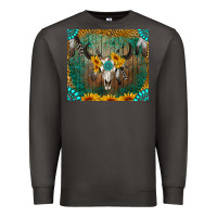 Smoke boho bullskull Premium Sweatshirt - RanaPortraitStore